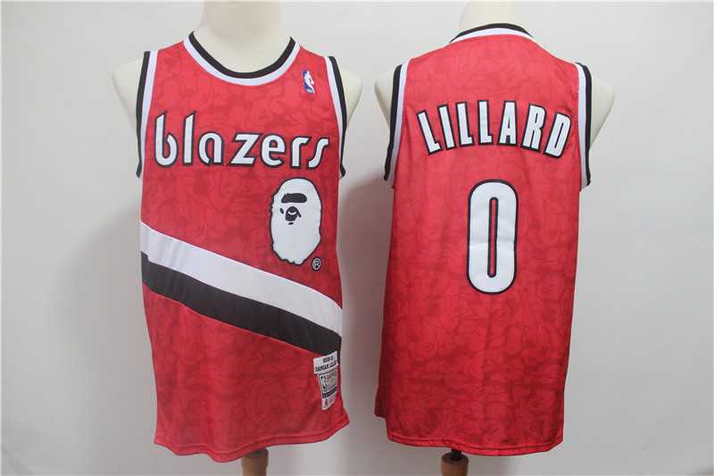 Blazers 0 Damian Lillard Red 2018 19 Hardwood Classics Jersey,We sell and wholesale Blazers 0 Damian Lillard Red 2018 19 Hardwood Classics Jersey on line form chian!